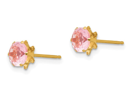 14k Yellow Gold Earrings Style SE180 - Classique Jewelry Inc.