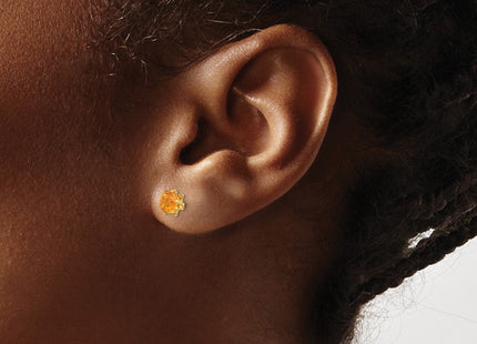 14k Yellow Gold Earrings Style SE181 - Classique Jewelry Inc.