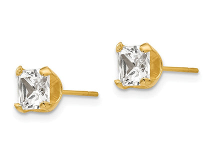 14k Yellow Gold Earrings Style SE1897 - Classique Jewelry Inc.