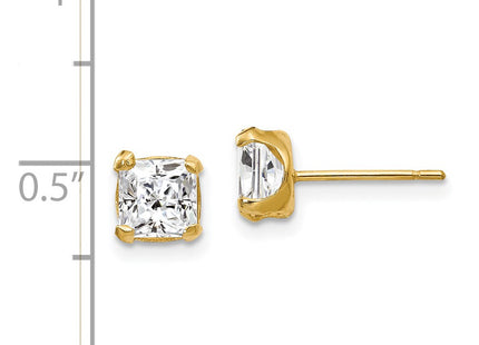 14k Yellow Gold Earrings Style SE1897 - Classique Jewelry Inc.