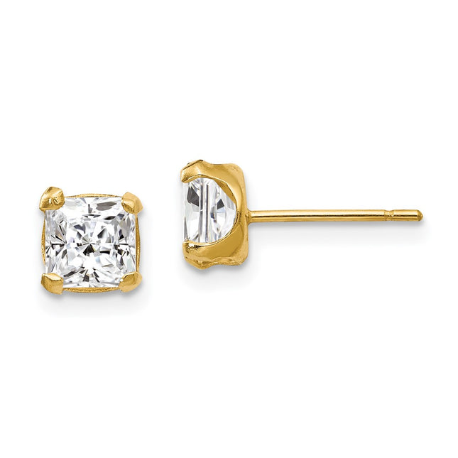 14k Yellow Gold Earrings Style SE1897 - Classique Jewelry Inc.