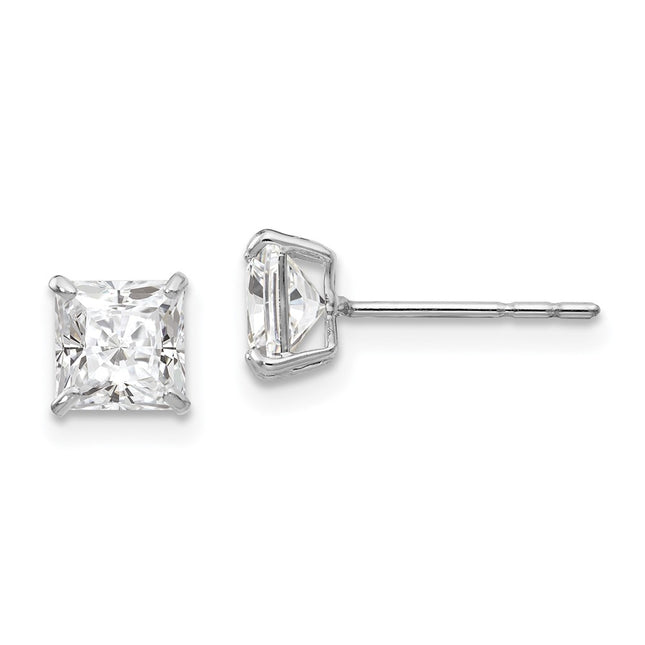 14k White Gold Earrings Style SE1919 - Classique Jewelry Inc.
