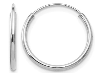 14K gold hoop earrings