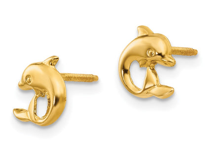 14k Yellow Gold Earrings Style SE2031 - Classique Jewelry Inc.