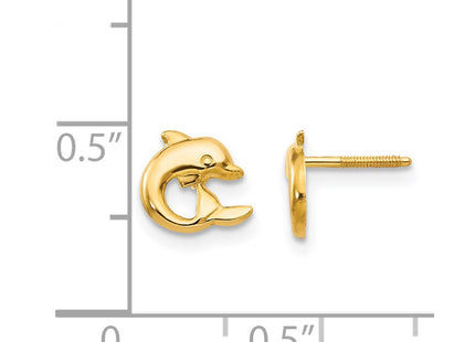 14k Yellow Gold Earrings Style SE2031 - Classique Jewelry Inc.