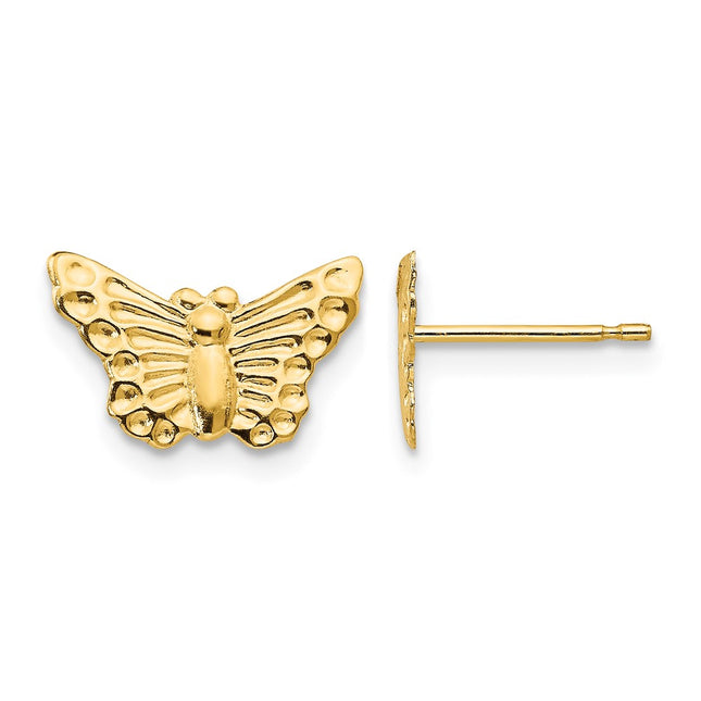 14k Madi K Butterfly Post Earrings, 12 x 8mm