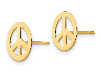 14k Yellow Gold Earrings Style SE2039 - Classique Jewelry Inc.