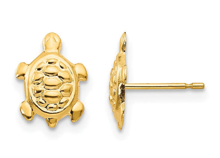 14k Madi K Turtle Post Earrings (Style SE2044)