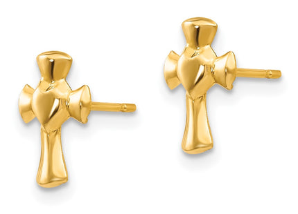 14k Yellow Gold Earrings Style SE2046 - Classique Jewelry Inc.