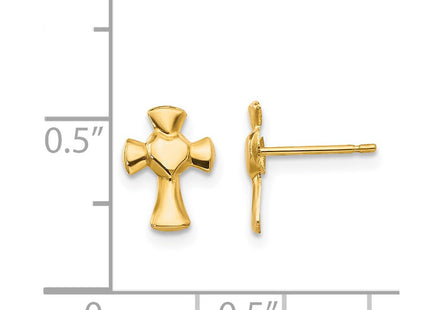 14k Yellow Gold Earrings Style SE2046 - Classique Jewelry Inc.