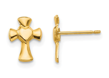14k Yellow Gold Earrings Style SE2046 - Classique Jewelry Inc.