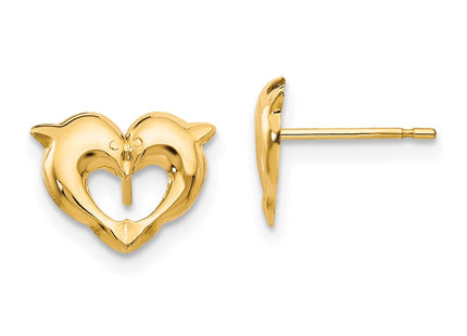 14k Yellow Gold Earrings Style SE2047 - Classique Jewelry Inc.