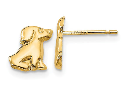 14k Yellow Gold Earrings Style SE2054 - Classique Jewelry Inc.