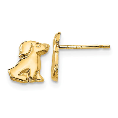 14K Madi K Dog Post Earrings