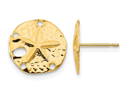 14K gold earrings
