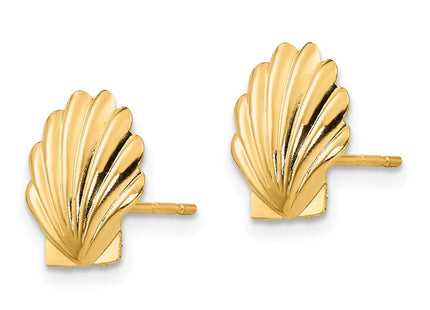 14k Madi K Shell Post Earrings (Style SE2199)