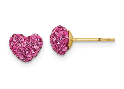 14k Yellow Gold Earrings Style SE2207 - Classique Jewelry Inc.