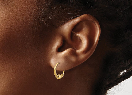 14k Yellow Gold Earrings Style SE2208 - Classique Jewelry Inc.