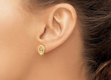 14k Yellow Gold Earrings Style SE2209 - Classique Jewelry Inc.