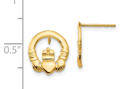 14k Yellow Gold Earrings Style SE2209 - Classique Jewelry Inc.