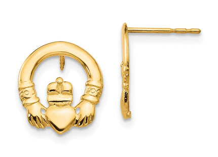 14k Yellow Gold Earrings Style SE2209 - Classique Jewelry Inc.