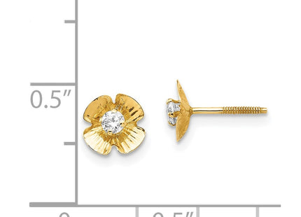 14k Yellow Gold Earrings Style SE2222 - Classique Jewelry Inc.