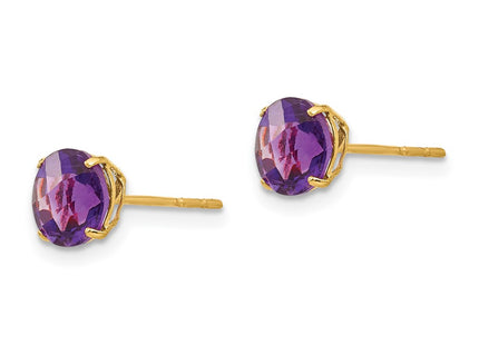14k Yellow Gold Earrings Style SE2279 - Classique Jewelry Inc.