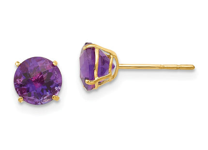 14k Yellow Gold Earrings Style SE2279 - Classique Jewelry Inc.