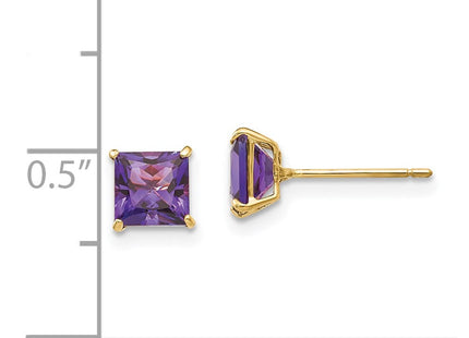 14k Yellow Gold Earrings Style SE2281 - Classique Jewelry Inc.