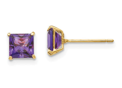 14k Yellow Gold Earrings Style SE2281 - Classique Jewelry Inc.