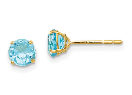 14k Yellow Gold Earrings Style SE2283 - Classique Jewelry Inc.