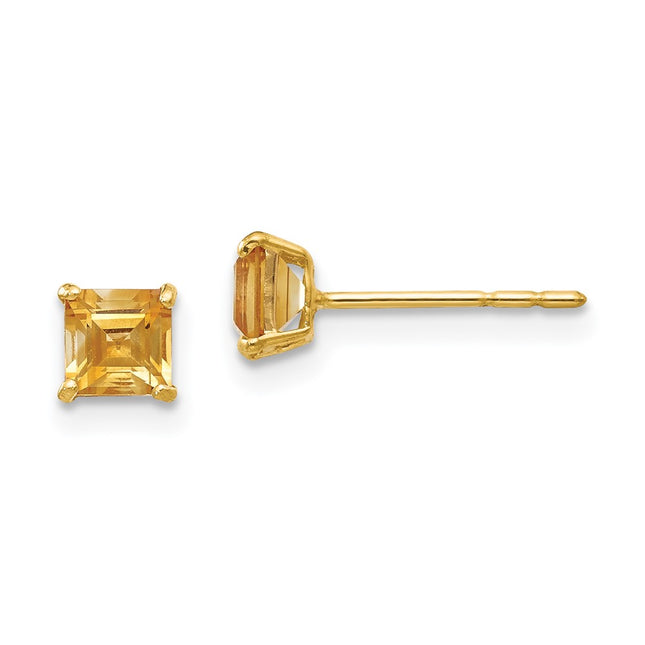 14k Yellow Gold Earrings Style SE2293 - Classique Jewelry Inc.