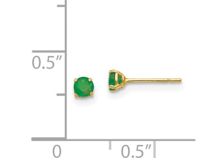 14k Yellow Gold Earrings Style SE2295 - Classique Jewelry Inc.