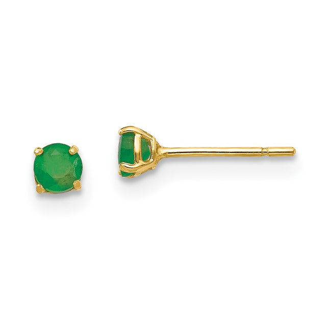 14k Yellow Gold Earrings Style SE2295 - Classique Jewelry Inc.