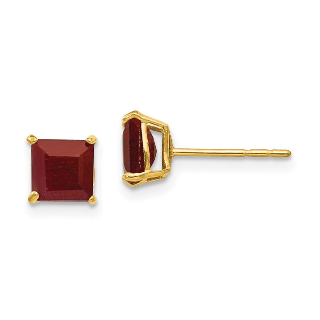 14k Yellow Gold Earrings Style SE2297 - Classique Jewelry Inc.