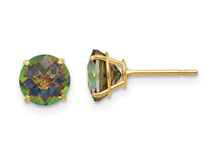 14k Yellow Gold Earrings Style SE2298 - Classique Jewelry Inc.