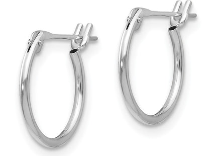 14k White Gold Earrings Style SE230 - Classique Jewelry Inc.