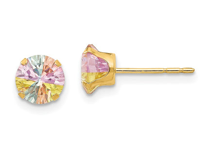 14k Yellow Gold Earrings Style SE2301 - Classique Jewelry Inc.