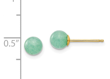 14k Yellow Gold Earrings Style SE2305 - Classique Jewelry Inc.