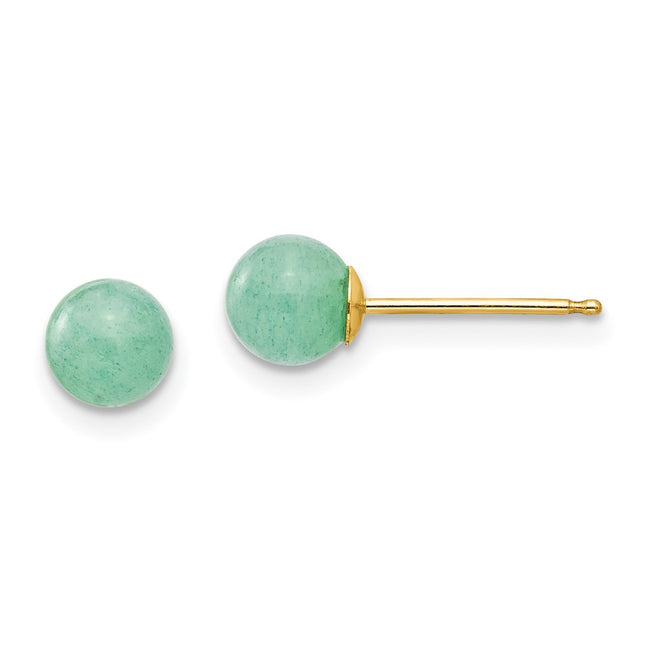 14k Yellow Gold Earrings Style SE2305 - Classique Jewelry Inc.