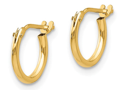 14k Madi K Half Hoop Earrings (Style SE232)