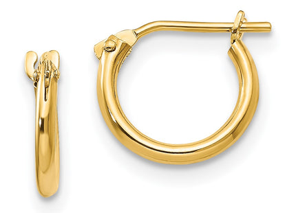 14k Yellow Gold Earrings Style SE232 - Classique Jewelry Inc.