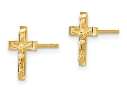 14k Yellow Gold Earrings Style SE2347 - Classique Jewelry Inc.