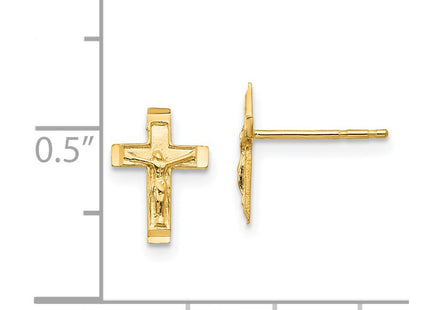 14k Yellow Gold Earrings Style SE2347 - Classique Jewelry Inc.