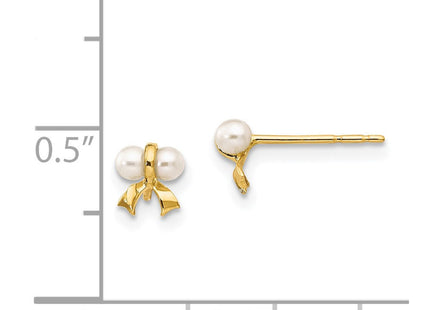 14k Yellow Gold Earrings Style SE2368 - Classique Jewelry Inc.