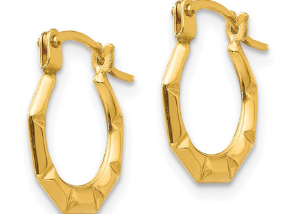 14k Yellow Gold Earrings Style SE2376 - Classique Jewelry Inc.