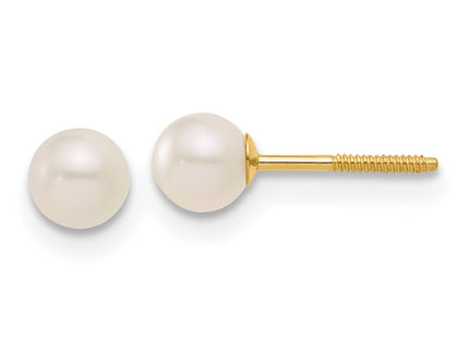 14k Yellow Gold Earrings Style SE2385 - Classique Jewelry Inc.