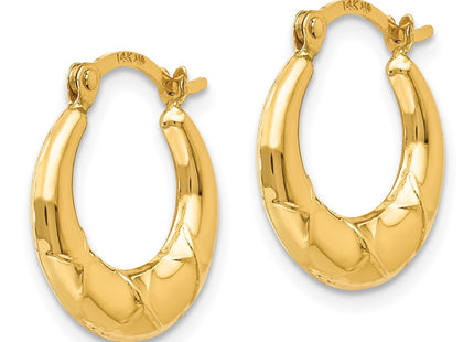 14k Yellow Gold Earrings Style SE2418 - Classique Jewelry Inc.