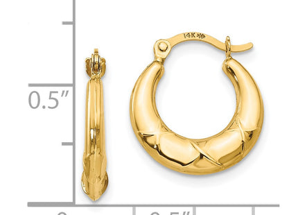 14k Yellow Gold Earrings Style SE2418 - Classique Jewelry Inc.