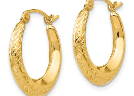 14k Yellow Gold Earrings Style SE2434 - Classique Jewelry Inc.